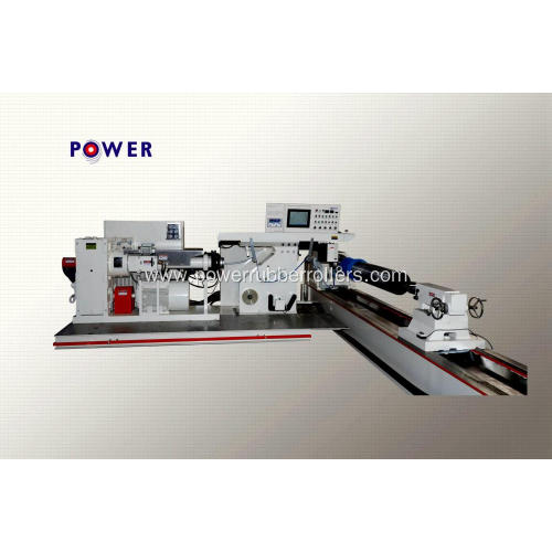 Steel Textile Dyeing Rubber Roller Wrapping Machine